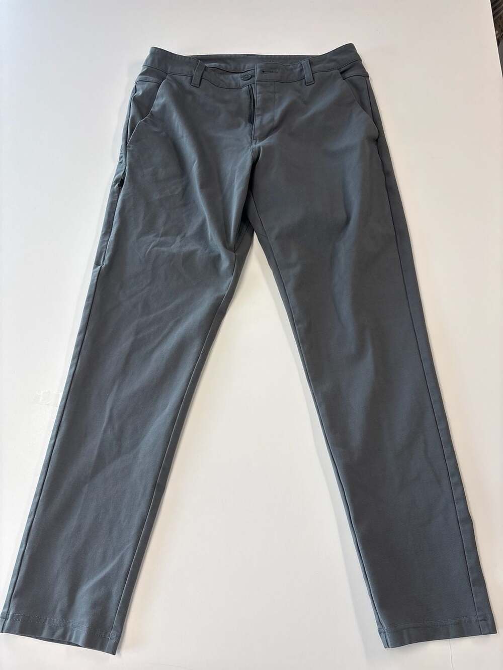 Bylt Premium Basics Everyday Pant 2.0 Slim Fit Gray Pants Size 34